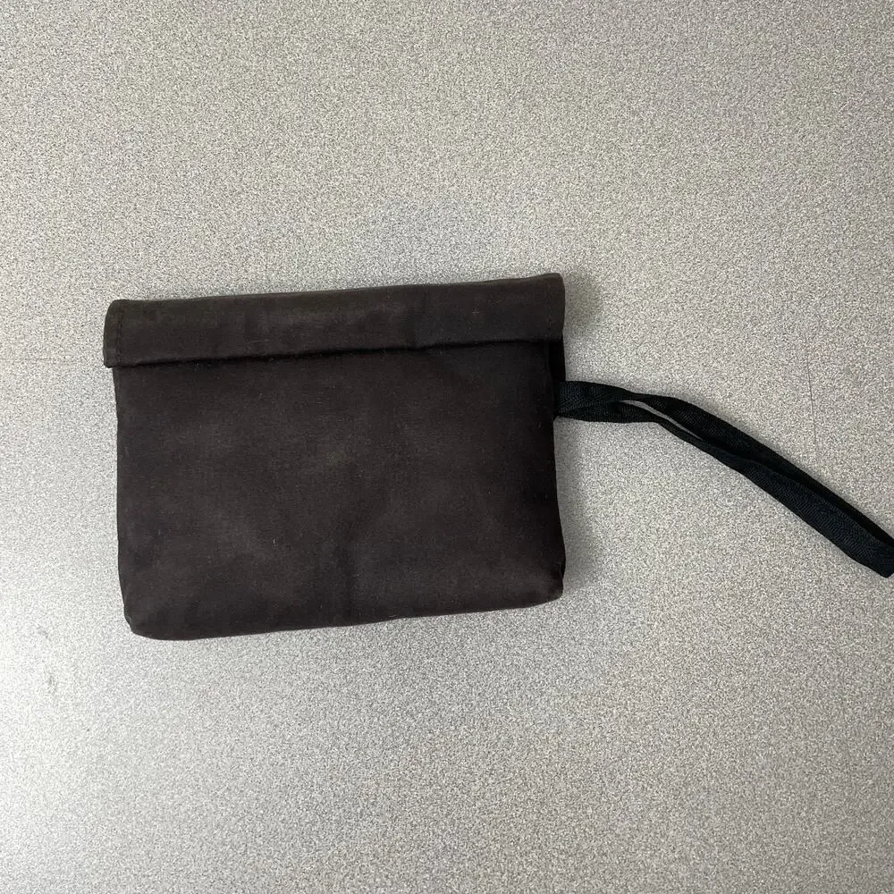 Didgeridoonas Insulated Pouch Brown Wristlet Oiled Cotton Wool Australia